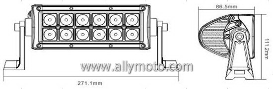 36W LED Light Bar 2013